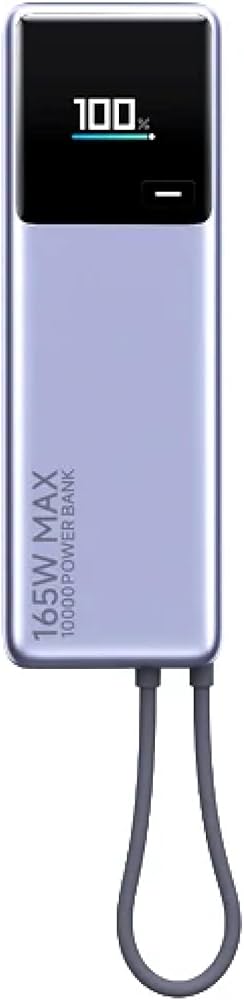 未開封 Xiaomi パワーバンク 10000 165W USBケーブル内蔵×2 Amazon | Xiaomi 165W Power Bank 10000【最大出力165W 2台同時